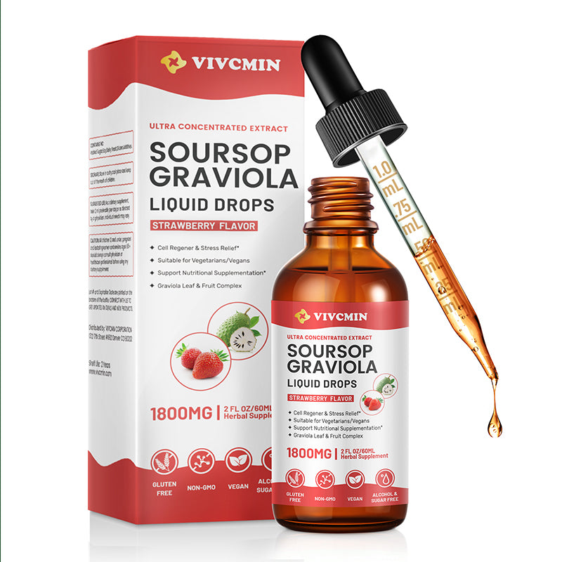 Soursop Graviola Liquid Drops (2 Fl Oz)