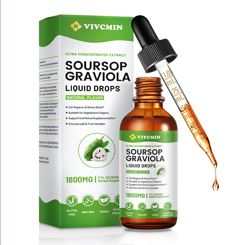 Soursop Graviola Liquid Drops (2 Fl Oz)