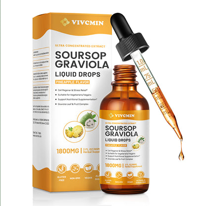 Soursop Graviola Liquid Drops (2 Fl Oz)