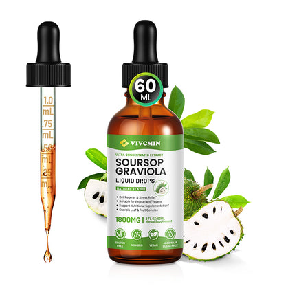 Soursop Graviola Liquid Drops (2 Fl Oz)