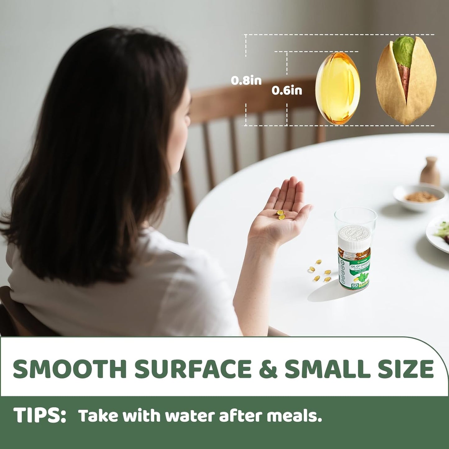 Oil of Oregano with Black Seed Oil - Herbal Supplement Contains Carvacrol - Support Immune & Digestion - Gluten, Soy & Sugar Free - 60 Softgels