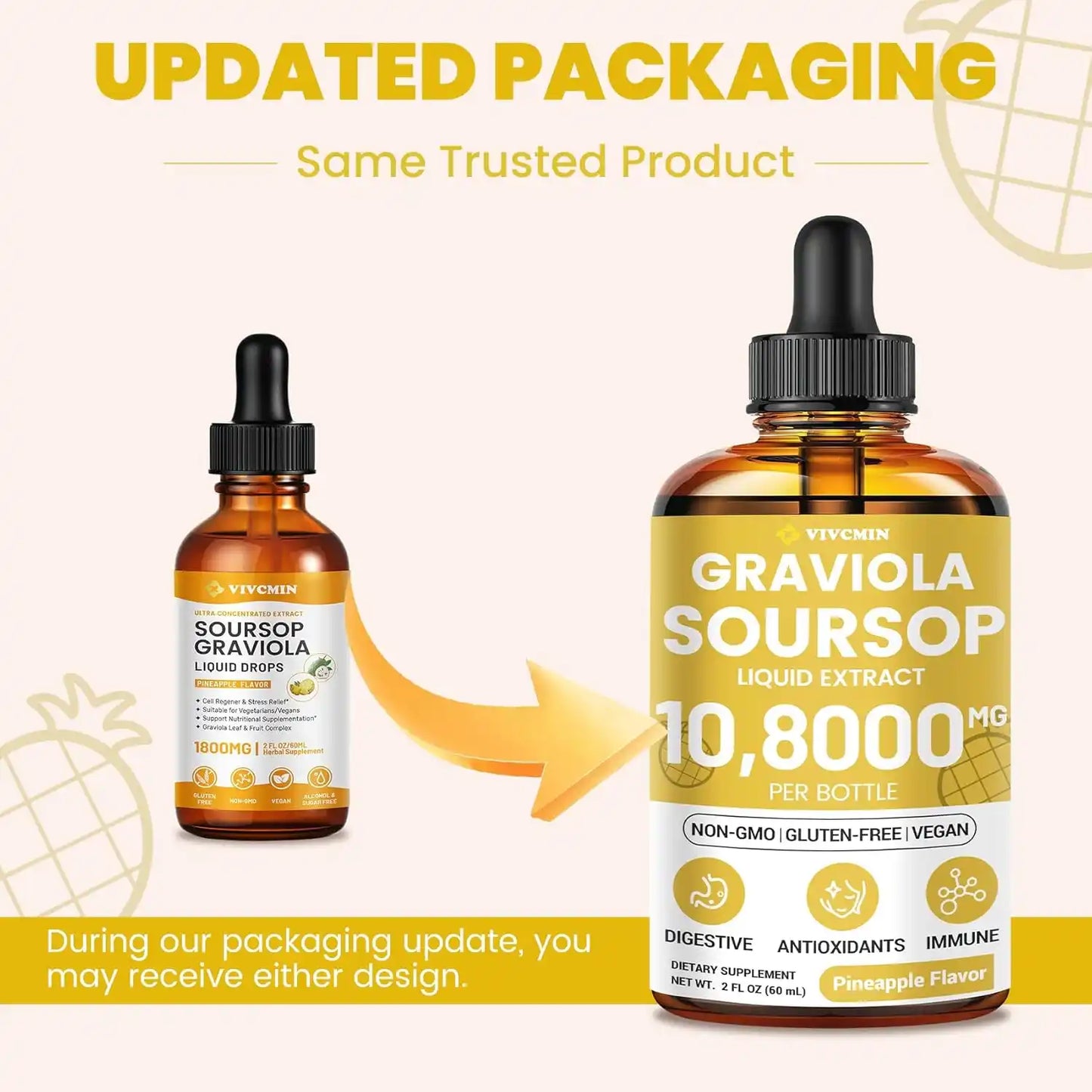 Soursop Graviola Liquid Drops (2 Fl Oz)