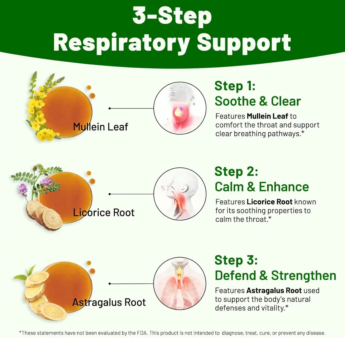 Mullein Drops for Lungs with Licorice & Astragalus, Lung Detox for Smokers Tincture, Respiratory & Immune Support, Mullein Leaf Extract for Lung Cleanse, 4 fl oz