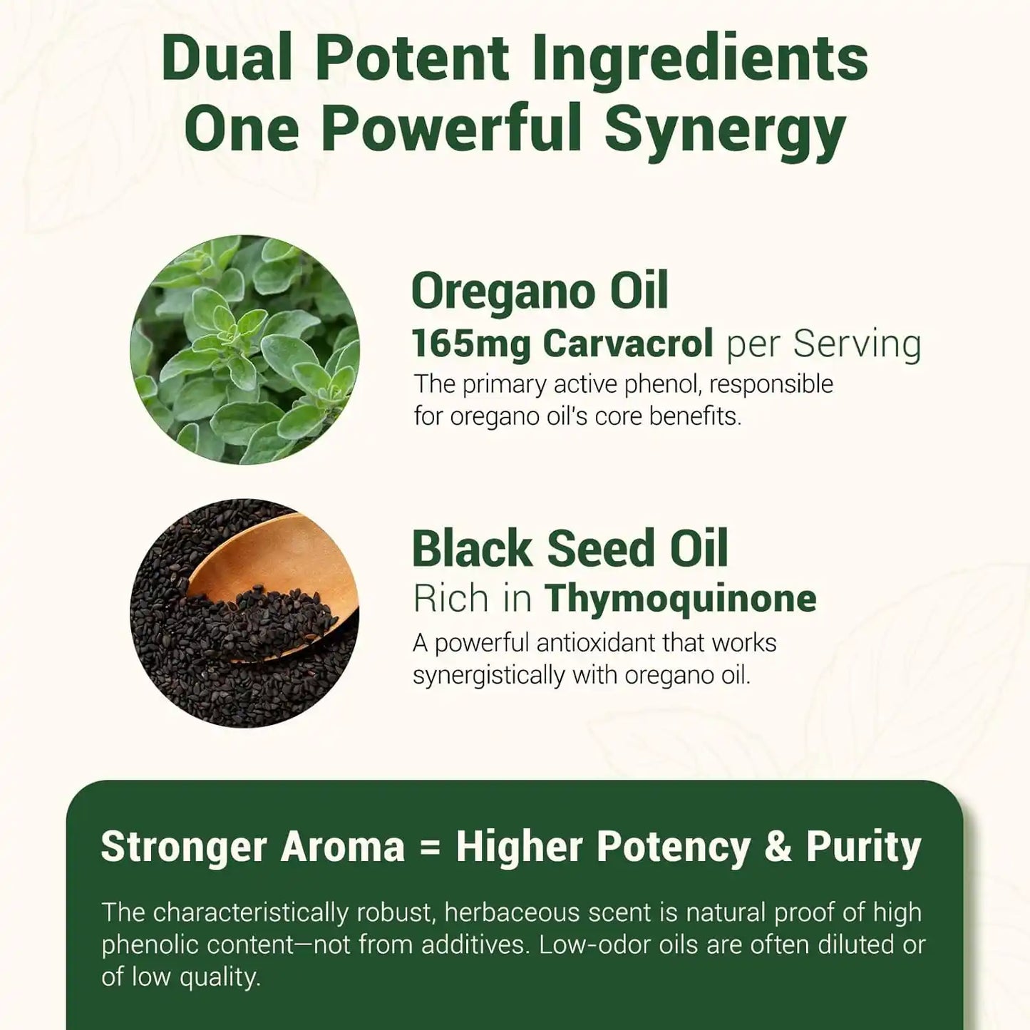 Oil of Oregano Capsules - Oregano Oil with Black Seed Oil, Contain Carvacrol & Thymoquinone, Herbal Supplement for Immune, Digestive and Antioxidant Support, 300 Softgels - 150 Days Supply