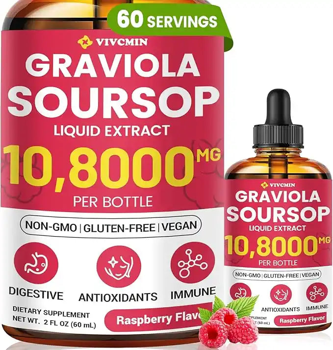 Soursop Graviola Liquid Drops (2 Fl Oz)